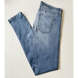 Current Elliott Jeans 29 The Skinny Fit Blue Denim Stretch Coquette Romantic‎